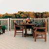 Almond Railing on Almond Decking
